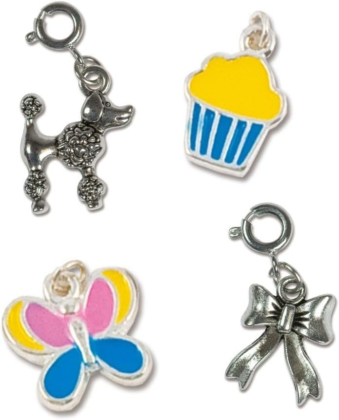 Galt Cute Charms - Kit para fazer colares e pulseiras com estojos criativos - Mais de 300 brinquedos Galt, charms fofos, kits de artesanato infantil, pacote com 2 brinquedos Galt, joias com charms