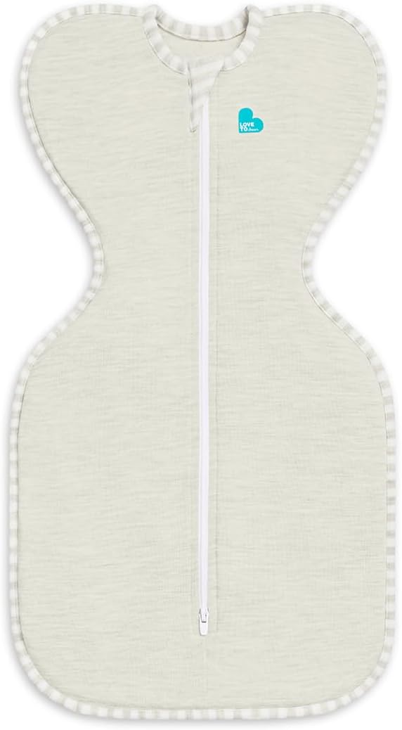 Love To Dream™ Swaddle UP™, Recém-nascido 2,2–3,8 kg – Sand Dollar | Ajuste perfeito, promove uma rotina de sono saudável | 1,0 Tog Ideal para primavera e verão (20–24 °C) | Algodão lavável à máquina e zíper duplo