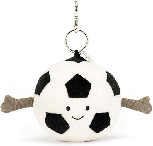 Jelly Cat Chaveiro com pingente de bolsa de futebol