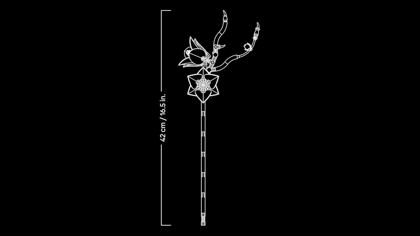 LEGO Botanicals Galhos de Magnólia - Conjunto de Flores Artificiais para Adultos - 5 Magnólias Artificiais para Decoração de Sala de Estar ou Quarto - Ideia de Presente DIY para Mulheres - 11510