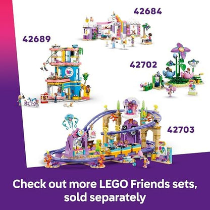LEGO Friends Roda Gigante de Doces e Cupcakes - Brinquedo Interativo com Jogos de Parque de Diversões, 3 Mini Bonecas e Acessórios - Presente de Aniversário para Meninas a partir de 7 Anos - 42700