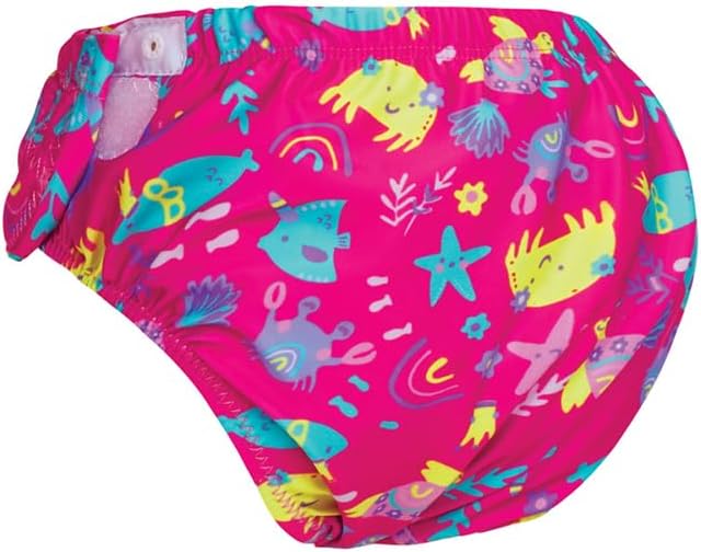 Zoggs Fralda de natação reutilizável ajustável unissex para bebê