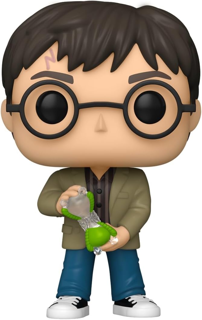 Funko Pop! Harry Potter S18 – Harry com Ampulheta - Figura de Vinil Colecionável - Produtos Oficiais - Brinquedos para Crianças e Adultos - Fãs de Cinema - Figura Modelo para Colecionadores