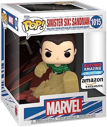 Funko Pop! Deluxe: Marvel Sinister 6 - Sandman - Marvel Comics - Exclusivo da Amazon - Figura de Vinil Colecionável - Ideia de Presente - Produto Oficial - Brinquedos para Crianças e Adultos - Fãs de Quadrinhos