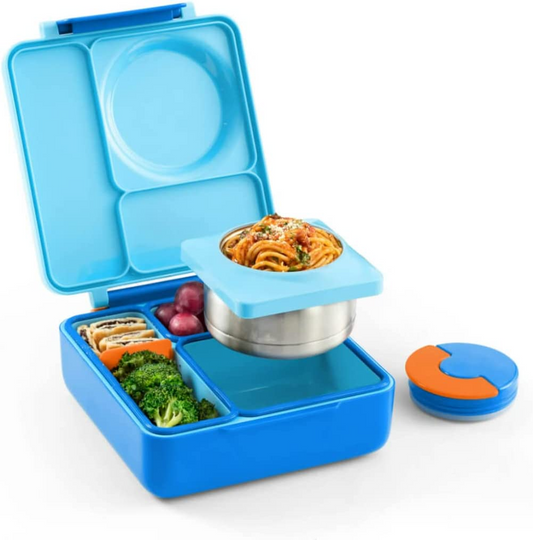 Omie Blue Sky OmieBox Kids Lancheira Bento, Plástico