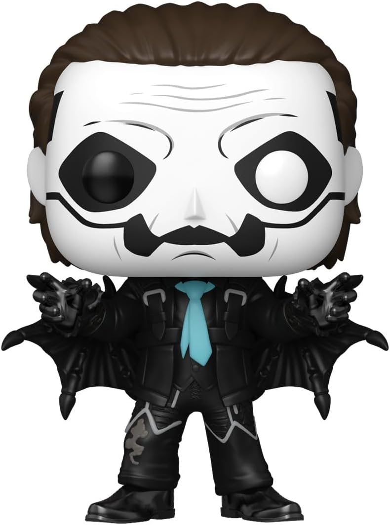 Funko Pop! Rocks: Ghost Band - Papa - Bat - Ghost Band - Figura de vinil colecionável - Ideia de presente - Produtos oficiais - Brinquedos para crianças e adultos - Fãs de música - Figura modelo para colecionadores e exposição