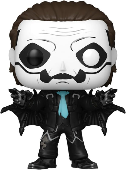 Funko Pop! Rocks: Ghost Band - Papa - Bat - Ghost Band - Figura de vinil colecionável - Ideia de presente - Produtos oficiais - Brinquedos para crianças e adultos - Fãs de música - Figura modelo para colecionadores e exposição