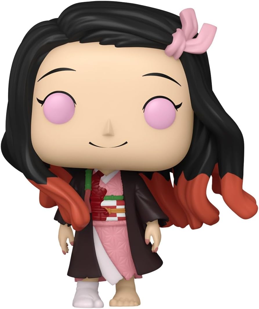 Funko Pop! Animation: Demon Slayer - Nezuko Kamado - (Humana) - Figura de vinil colecionável - Ideia para presente - Produtos oficiais - Brinquedos para crianças e adultos - Fãs de anime - Figura modelo para colecionadores