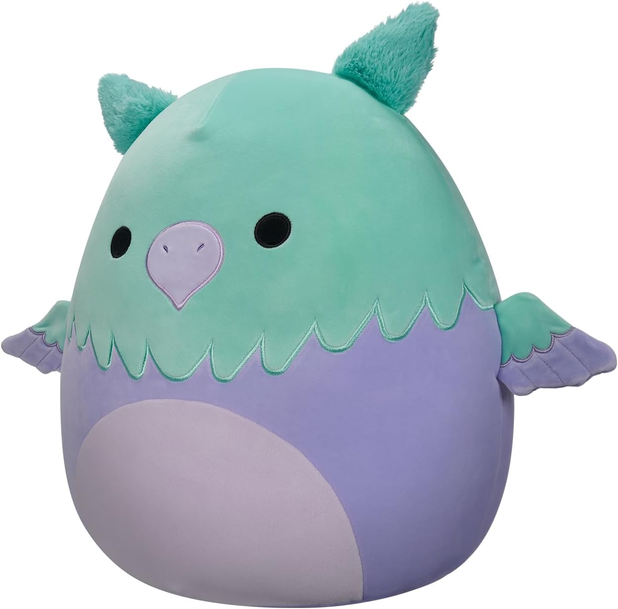 Squishmallows SQCR05401 7,5 polegadas-Minerva The Squa e Purple Griffin, multicolorido