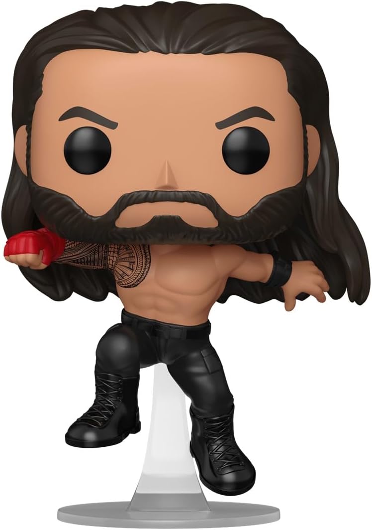 Funko POP! WWE: Roman Reigns - WWE - Figura de vinil colecionável - Ideia para presente - Produtos oficiais - Brinquedos para crianças e adultos - Fãs - Figura modelo para colecionadores e exposição