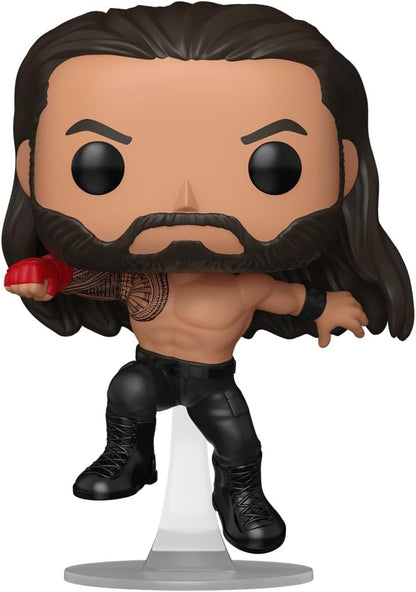 Funko POP! WWE: Roman Reigns - WWE - Figura de vinil colecionável - Ideia para presente - Produtos oficiais - Brinquedos para crianças e adultos - Fãs - Figura modelo para colecionadores e exposição
