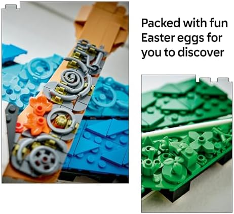 LEGO Editions Lionel Messi – Celebração - Conjunto de Arte de Parede 3D DIY para Decoração de Quarto Infantil - Presente de Futebol para Adolescentes a partir de 14 Anos e Fãs de Esportes Adultos - 43018