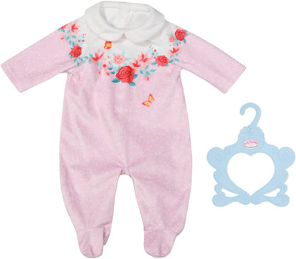Baby Annabell Macacão rosa - Para bonecas de 43 cm - O conjunto inclui um macacão rosa supermacio e um cabide - Adequado para crianças a partir de 3 anos - 706817