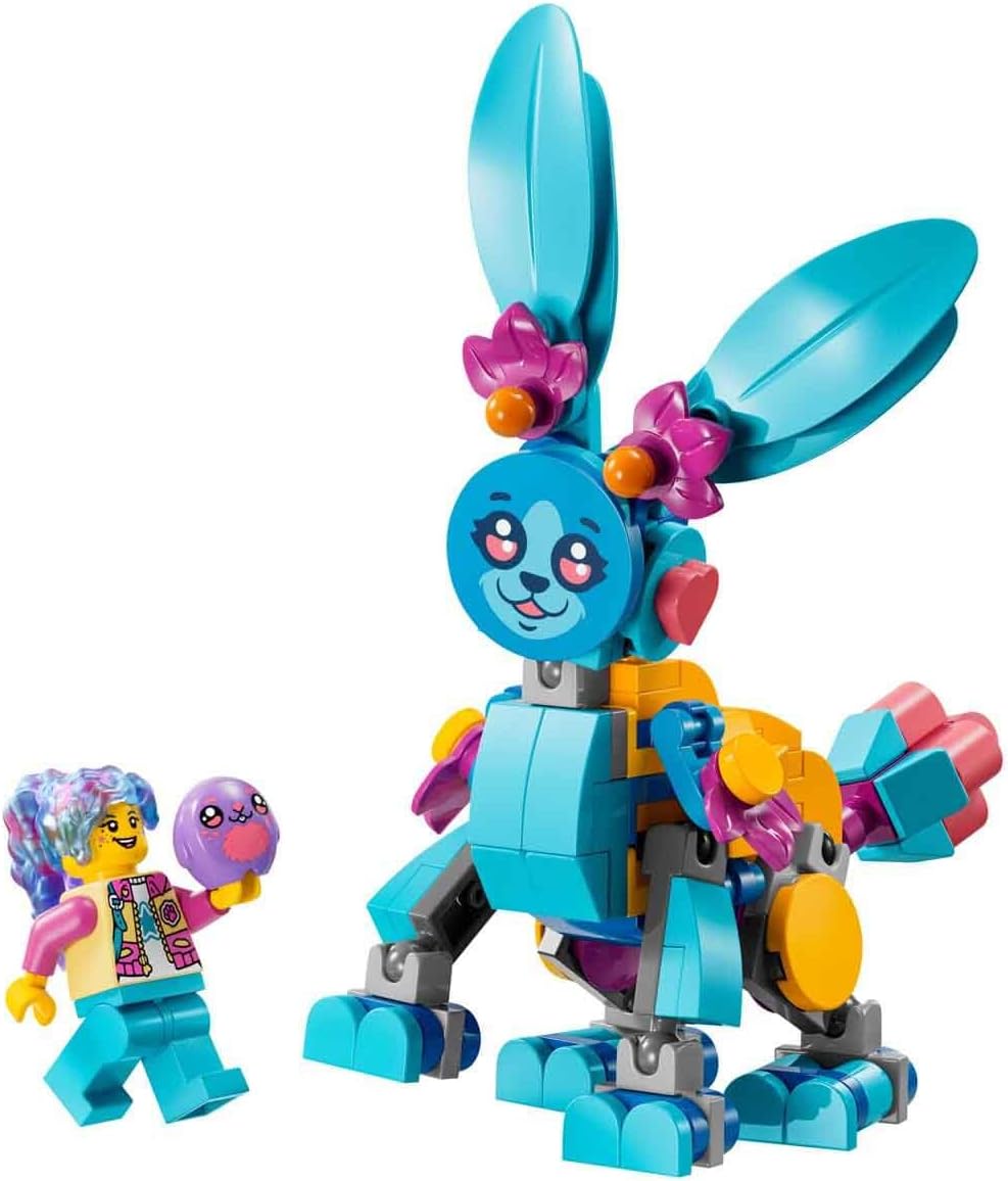 LEGO Conjunto de aventuras criativas de animais DREAMZzz Bunchu, figura de coelho reconstrói em 19 brinquedos de animais diferentes, incluindo leão, elefante, pássaro e tartaruga, presente para meninas e meninos de 7 anos ou mais