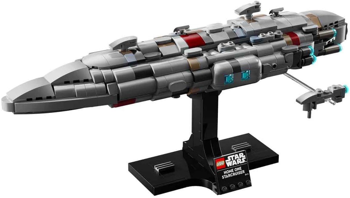 LEGO Star Wars 75405 Home One Starcruiser Building Set para adultos, modelo de nave estelar colecionável para construir e exibir com suporte, presente de aniversário