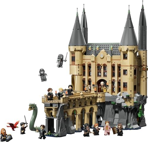 LEGO Harry Potter Castelo de Hogwarts: Ala Leste - Kit de Modelo em Miniatura com 13 Minifiguras e Patrono Colecionável - Decoração para Quarto Infantil - Ideia de Presente para Meninas, Meninos e Fãs a partir de 10 Anos - 76473