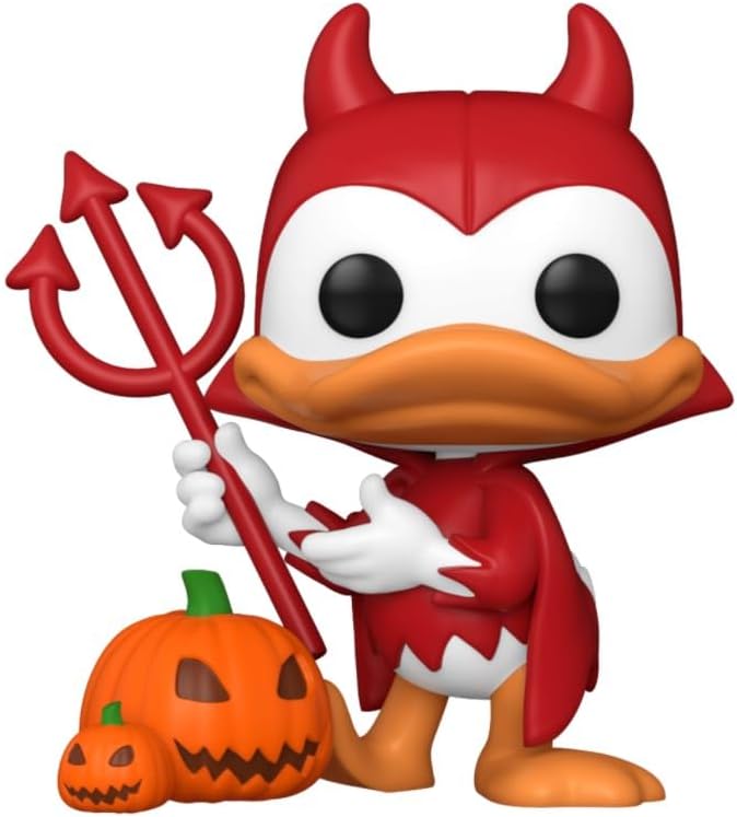 Funko Pop! Disney: Pato Donald Diabo - Probabilidade de 1/6 para variante rara de Chase - Pato Donald - Figura colecionável de vinil - Ideia para presente - Produtos oficiais - Brinquedos para crianças e adultos - Fãs de TV