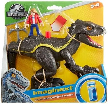 Imaginext Jurassic World Indoraptor e Maisie