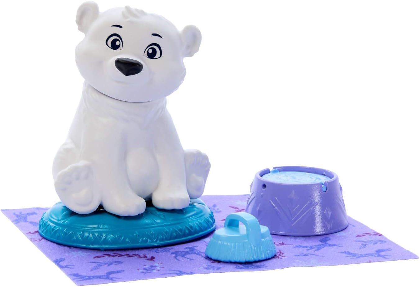 Mattel Boneca Fashion Elsa e Filhote de Urso-Polar Disney Frozen da | 4 Acessórios, incluindo cama e cobertor para o animal, cabelo trançado, inspirada nos animais de Arendelle de Disney Frozen, JFG16