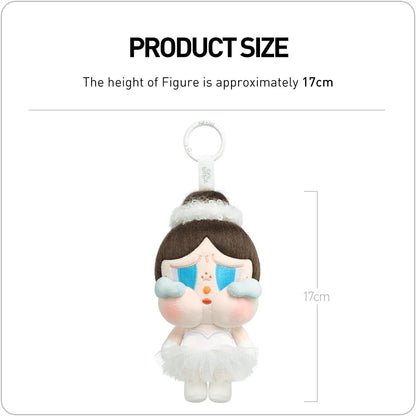 POP MART CRYBABY SHINY SHINY SERIES - Pacote de bolhas de pedante de pelúcia, personagem articulado, design premium, presentes para mulheres, brinquedo colecionável favorito dos fãs, figura de ação de brinquedo