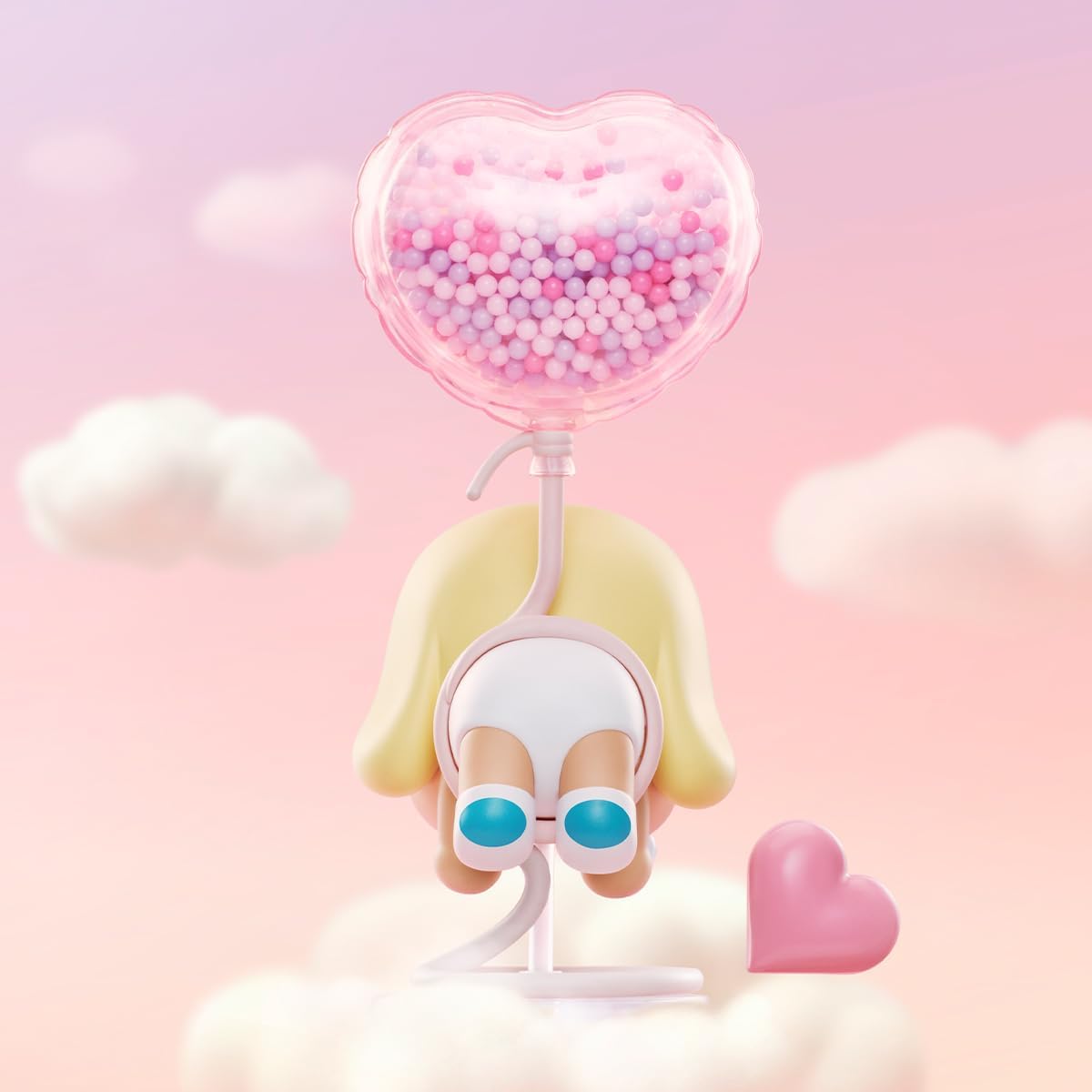 POP MART CRYBABY MAKE ME FLOAT Figuras 1 Caixa Design Premium Presentes para Mulheres Fãs-Favorito Colecionável Chic Art Toy Figura de Ação