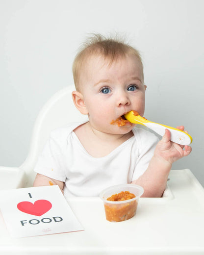 Mummy Cooks ThermoSpoon - Termômetro digital de colher para bebê (amarelo)