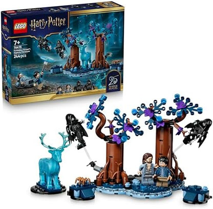 LEGO Harry Potter Floresta Proibida: Expecto Patronum - Modelo com 2 Dementadores, Cervo e 2 Minifiguras, incluindo Sirius Black - Presente para meninas, meninos e fãs a partir de 7 anos - 76475
