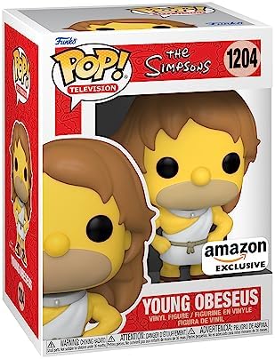 Funko Pop! Animation: Os Simpsons - Homer Simpson Musculoso - Os Simpsons - Exclusivo da Amazon - Figura Colecionável de Vinil - Ideia de Presente - Produto Oficial - Brinquedos para Crianças e Adultos - Fãs de TV