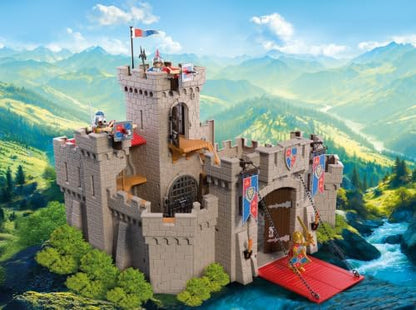 Playmobil | Cavaleiros | Grande Castelo do Leão com Ponte Levadiça, Canhões e Alçapão – Brinquedo para Crianças a partir de 4 anos | 72112