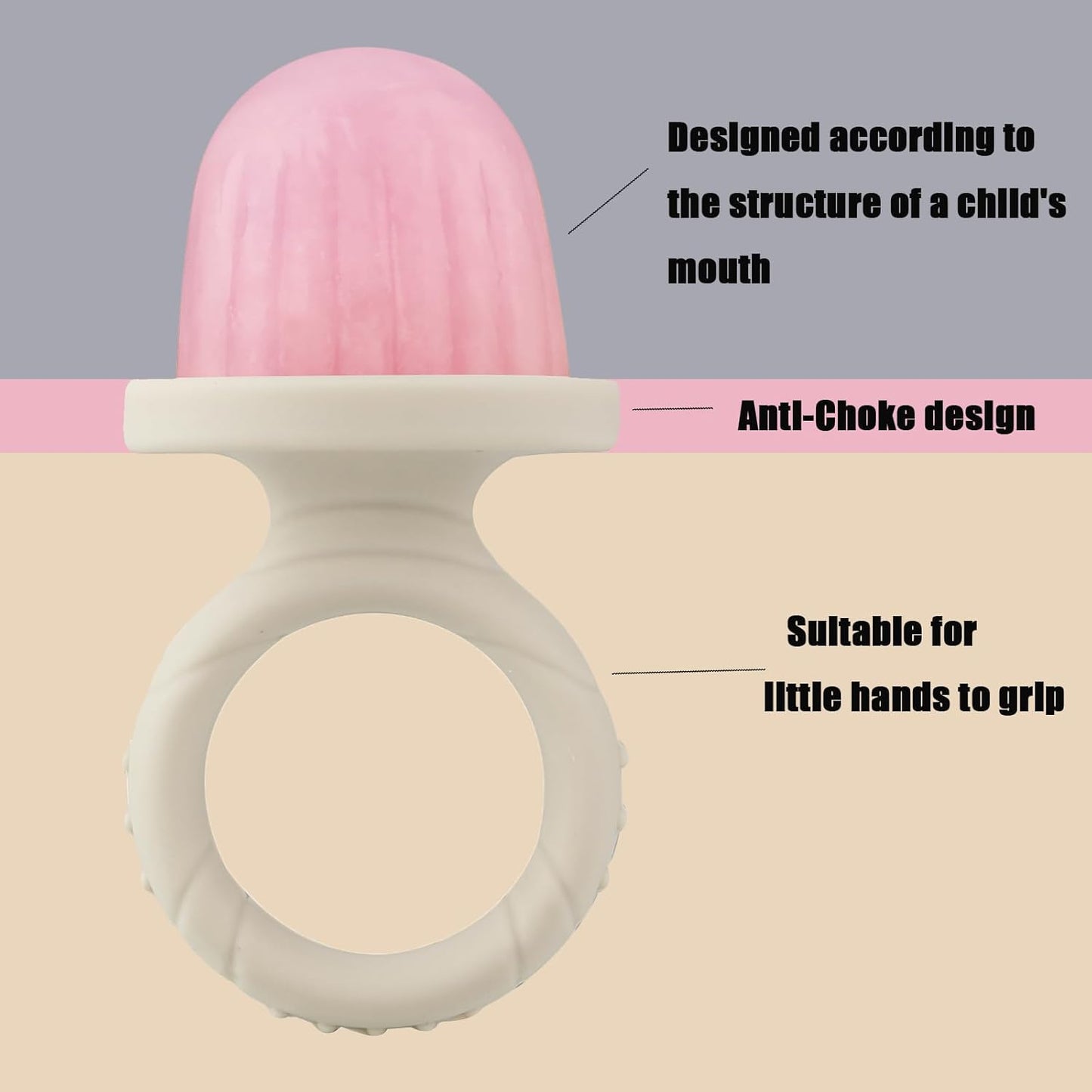 PandaEar Conjunto de 2 Formas de Silicone para Picolé para Crianças, Formas Mini para Picolé de Leite Materno, Forma para Picolé com Palitos e 8 Cavidades, Livre de BPA