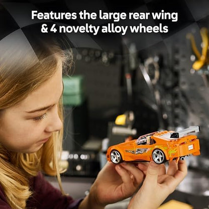 LEGO Speed Champions O Toyota Supra MK4 de Velozes e Furiosos - Kit de Montagem com Minifigura do Bryan O'Connor - Presente STEM para Meninos a partir de 10 Anos e Fãs Adolescentes do Filme - 77260