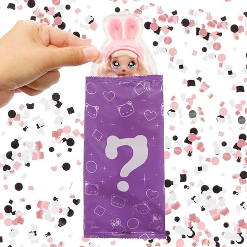 Na Na Na Surprise Minis Série 3-10 cm Boneca Fashion - Embalagem Misteriosa com Surpresa de Confete - Inclui 1 Boneca, Roupa e Sapatos - Articulada - Brinquedo Infantil - Ideal para Crianças a partir de 4 Anos