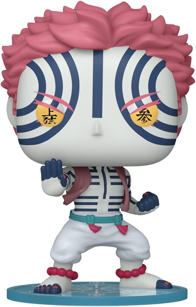 Funko Pop! Animation: Demon Slayer - Akaza - Figura de vinil colecionável - Ideia para presente - Produtos oficiais - Brinquedos para crianças e adultos - Fãs de anime - Figura modelo para colecionadores e exposição