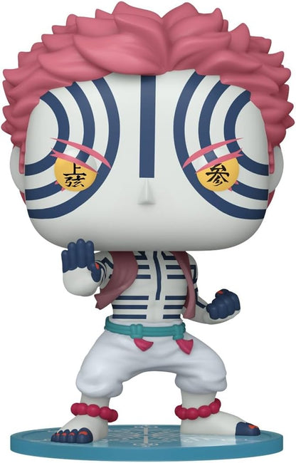 Funko Pop! Animation: Demon Slayer - Akaza - Figura de vinil colecionável - Ideia para presente - Produtos oficiais - Brinquedos para crianças e adultos - Fãs de anime - Figura modelo para colecionadores e exposição