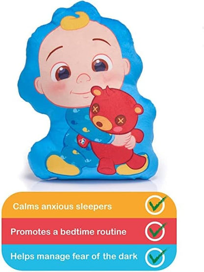 UAU! COISAS CoComelon Toys JJ Musical Sleep Soother | Brinquedo de aprendizagem pré-escolar que toca 6 músicas para dormir e luz noturna | para crianças pequenas, meninas e meninos | Idades 2, 3, 4 e 5