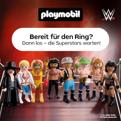 Playmobil | WWE® | Multipack Attitude Era | Conjunto de figuras com Undertaker, “Stone Cold” Steve Austin e Triple H | Para fãs a partir de 5 anos | 71957
