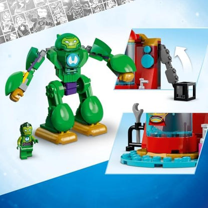 LEGO | Marvel Loki vs. Equipe Homem de Ferro - Brinquedo de Super-Herói com Carro, Avião, Robô e 4 Minifiguras - Presente para Meninos a partir de 4 Anos e Fãs da Série Homem de Ferro e Seus Incríveis Amigos - 11211