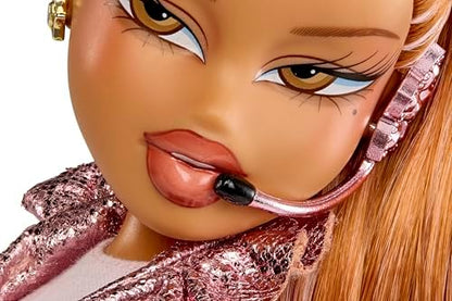 Bratz Pop Starz Yasmin - Boneca Fashion com Pingente Colecionável, Roupa e Acessórios Musicais