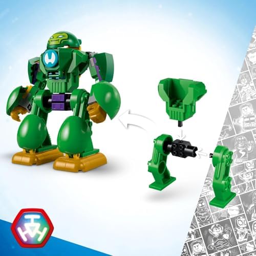 LEGO | Marvel Loki vs. Equipe Homem de Ferro - Brinquedo de Super-Herói com Carro, Avião, Robô e 4 Minifiguras - Presente para Meninos a partir de 4 Anos e Fãs da Série Homem de Ferro e Seus Incríveis Amigos - 11211