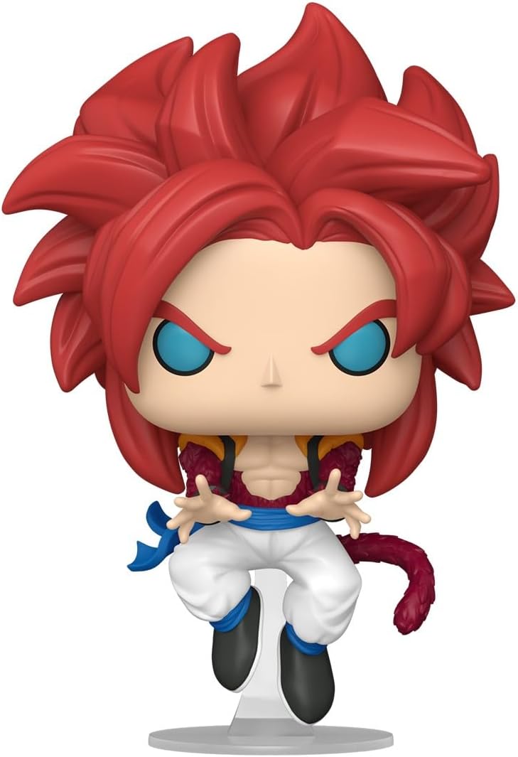 Funko Pop! Animation: Dragon Ball GT - Super Saiyajin 4 Gogeta - 1/6 de chance de encontrar a variante rara Chase - Brilha no escuro - Figura de vinil colecionável - Ideia de presente - Produto oficial - Brinquedos para crianças e adultos