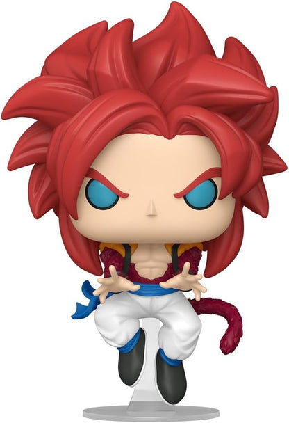 Funko Pop! Animation: Dragon Ball GT - Super Saiyajin 4 Gogeta - 1/6 de chance de encontrar a variante rara Chase - Brilha no escuro - Figura de vinil colecionável - Ideia de presente - Produto oficial - Brinquedos para crianças e adultos