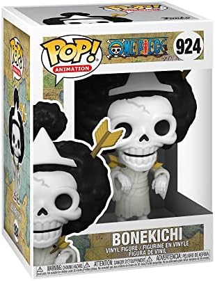 Funko Pop! Animation: One Piece - Brook - Exclusivo da Amazon - Figura de Vinil Colecionável - Ideia de Presente - Produto Oficial - Brinquedos para Crianças e Adultos - Fãs de Anime - Figura para Colecionadores