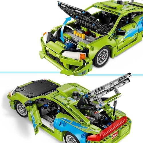 LEGO Technic Velozes e Furiosos Mitsubishi Eclipse - Kit de Montagem Colecionável STEM com Volante e 2 Cilindros de NOS - Presente para Adolescentes a partir de 14 Anos e Fãs Adultos do Filme - 42229