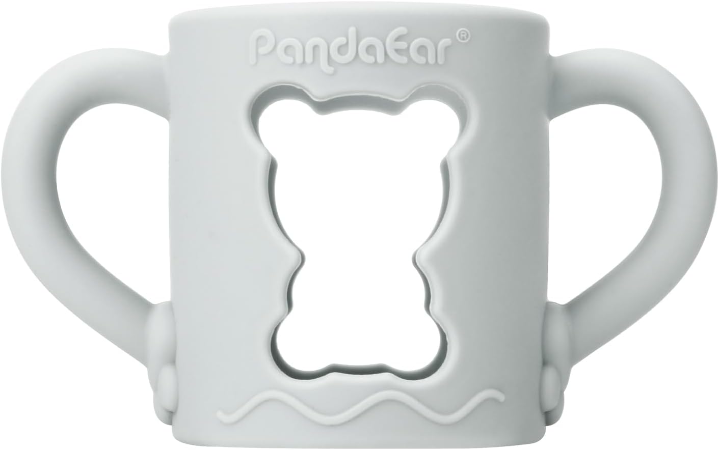 PandaEar Conjunto de 4 Alças de Silicone Compatíveis com Mamadeiras Estreitas Dr. Brown's de 250 ml (8 oz), Suportes para Mamadeira