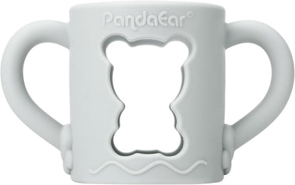 PandaEar Conjunto de 4 Alças de Silicone Compatíveis com Mamadeiras Estreitas Dr. Brown's de 250 ml (8 oz), Suportes para Mamadeira