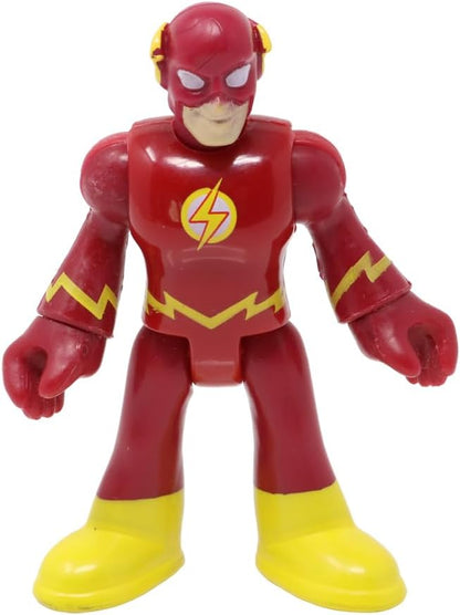 Fisher-Price Peça de reposição Imaginext para o conjunto de brinquedos Super-Heróis para crianças pequenas - Figura articulada do Flash - Roupa vermelha - Botas amarelas