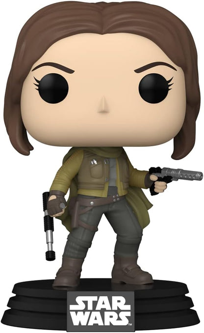 Funko POP! Star Wars: Power of the Galaxy - Jyn Erso - Star Wars Rogue One - Figura de vinil colecionável - Ideia de presente - Produtos oficiais - Brinquedos para crianças e adultos - Fãs de cinema