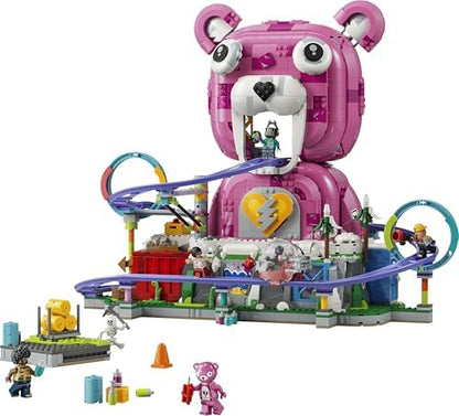 LEGO Fortnite Rave Cave - Brinquedo interativo com modelo de parque temático e 6 minifiguras para decoração de quarto infantil - Presente gamer para meninos e meninas a partir de 12 anos e fãs adolescentes - 77082