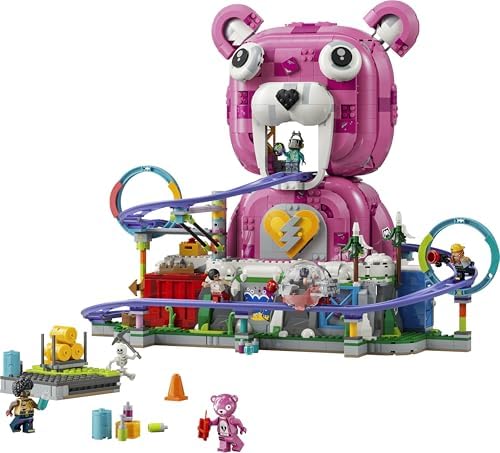 LEGO Fortnite Rave Cave - Brinquedo interativo com modelo de parque temático e 6 minifiguras para decoração de quarto infantil - Presente gamer para meninos e meninas a partir de 12 anos e fãs adolescentes - 77082