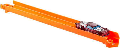 Conjunto de Pista de Carrinhos Hot Wheels, Kit Inicial Track Creator com Veículo Die-Cast em Escala 1:64, 3 Metros de Pista Flexível e Moldada Speed Snap com 2 Adaptadores, JDW43